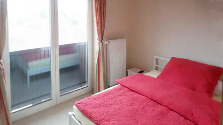 Schlafzimmer im Apartment "Ohre"